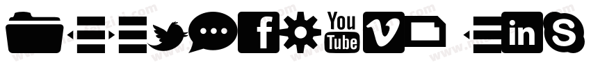 FontefSymbols Regular字体转换